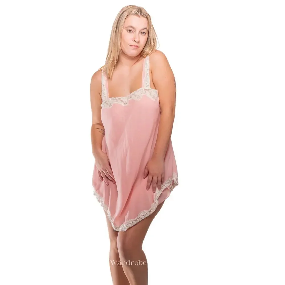 Vintage 90s Victoria’s Secret Gold Label Silky Lingerie Babydoll Night Dress - M - Picture 5 of 8